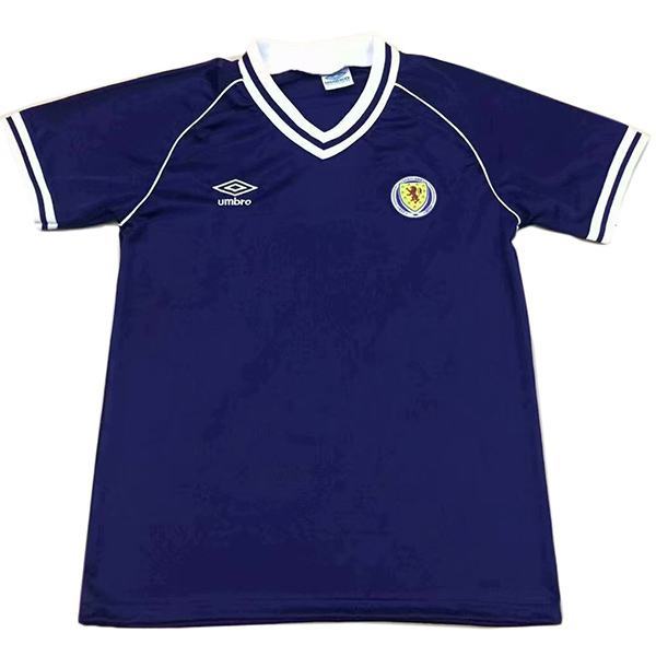 Scotland home retro soccer jersey maillot match men's first sportswear football shirt 1982